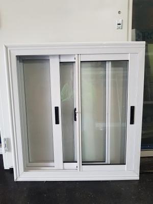 Ventana Aluminio Blanco 81x84 Reforzada Con Mosquitero