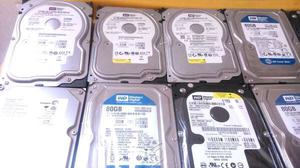 discos duros ide y sata de 40 gb y 80 gb.