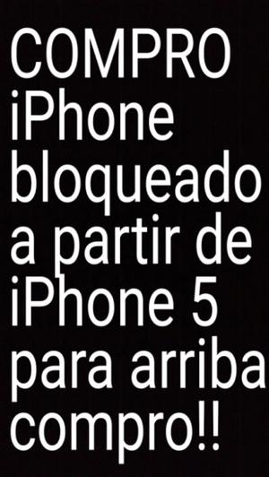 COMPRO IPHONE BLOQUEADO