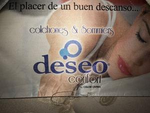 Colchón + Sommier Deseo Confort 1,40 x 1,90