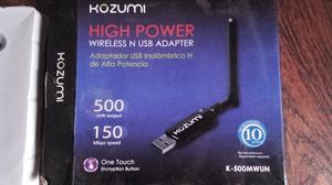 Placa de red USB Kozumi 500mw
