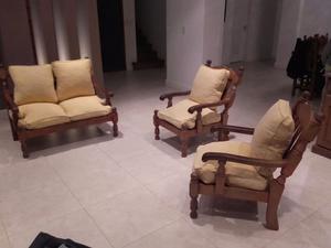 Sillones de algarrobo