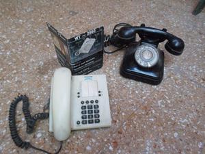 TELÉFONO ANTIGUO Y OTRO DIGITAL