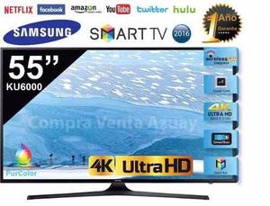 TV LED 4K SMART 55 PULGADAS SAMSUNG ULTRA HD FLAT NUEVO!!!