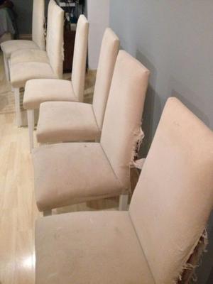 Vendo juego de 8 sillas
