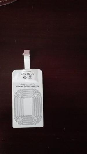 adaptador carga inalámbrica celular iphone 5-5s y 6-6S y 7