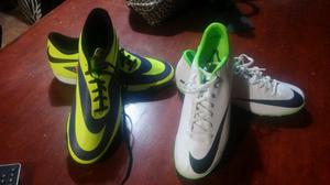 Botines Nike, Mercurial victory, y Hypervenom talle 12