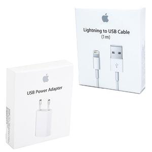 Cargador + Cable Usb Lightning Apple Iphone 5 6 7 Plus Ipad
