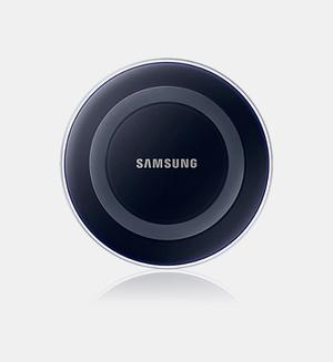 Cargador Inalámbrico Samsung Negro S6 Edge / Flat Ep-pg920