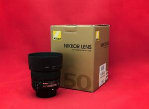 Lente Nikon 50mm Af-s 1.8 G con filtro UV Marumi