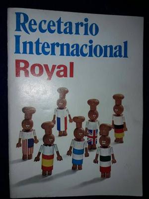 Librito Recetario Internacional Royal Decada Del 70
