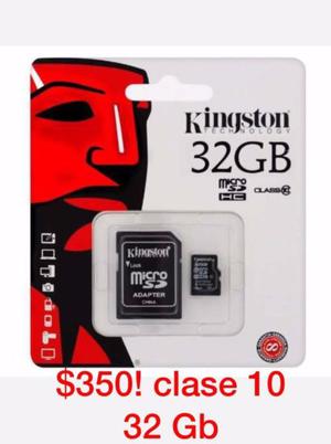 Oferta!!! Memoria Kingston Micro Sd Hc 32gb Clase 10 Hd Adap