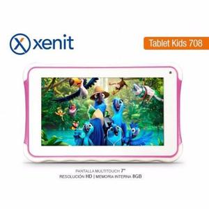 Tablet Xenit 708 Antigolpes. Diseño infantil, ideal para