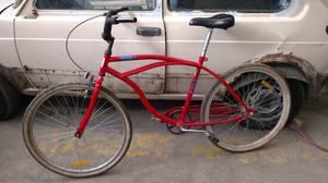 Bicicleta playera roja