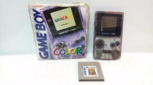 Game Boy Color "Atómic Purple" en caja + juego