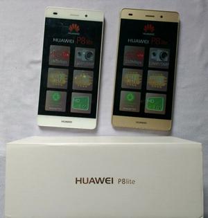 Huawei P8 lite Nuevos, libres de fábrica. Dorado y blanco.