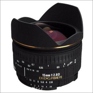 Lente Sigma 15mm F-2.8 Ex Dg Diagonal Fisheye For Nikon _8