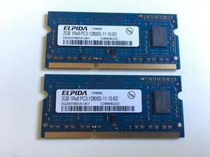 Memoria RAM 2gb x  MHz DDR3 MacBook Pro