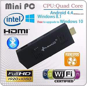 MiniPc portatil para televisores con entrada HDMI