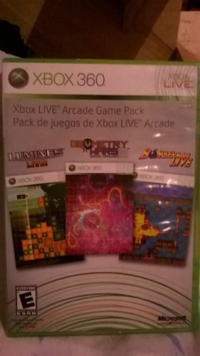 Xbox Live Arcade Game Pack Y Arcade Compilation Xbox 360