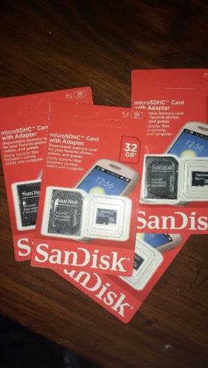micro sd 32 gb clase 10 SanDisk