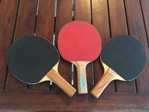 3 Paletas De Ping Pong