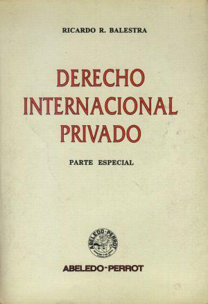 Derecho Internacional Privado - Parte Especial