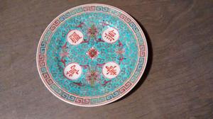 PLATO DE PORCELANA CHINA 15 CM - PRECIOSO!!!!