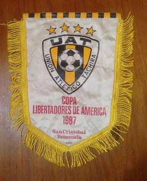 antiguo banderin futbol union atletico tachira