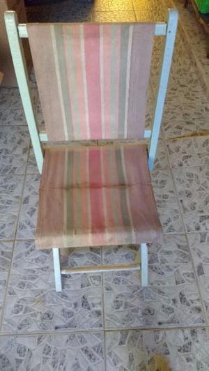 silla madera plegable