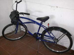 Bicleta azul oscuro