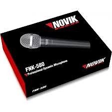 Microfono Novik Fnk-580 Vocal Dinamico Unidirec. C/cable