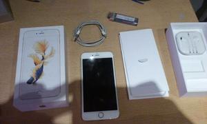 Iphone 6s plus gold inmaculado completo