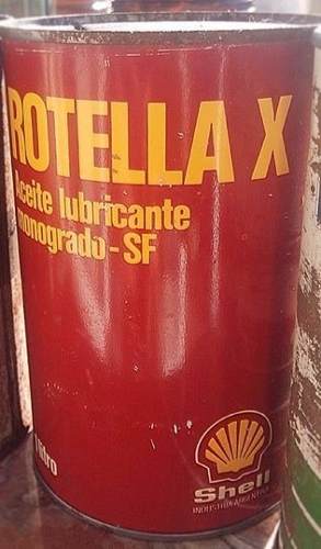Lata De Colección Shell Rotella X Original