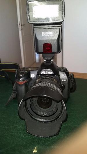 Nikon D70S con flash Externo