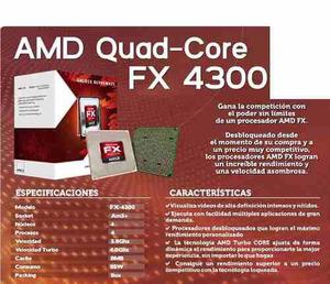Procesador AMD FX- Quad Core