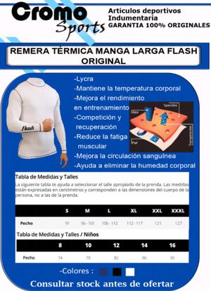 Remeras camisetas térmicas Flash nuevas Originales. Envíos