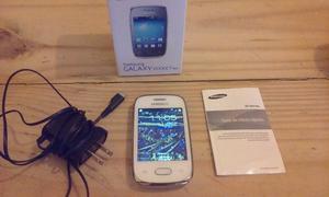 samsung galaxy pocket. funciona perfecto. movistar. escucho