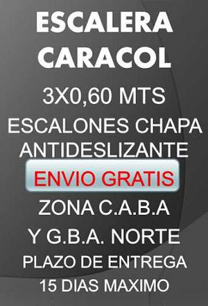 Escalera Caracol C/envio Gratis Zona Norte Y Capital