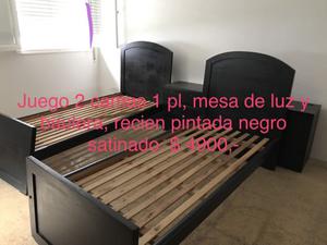 Juego dormitorio 1 plaza LIQUIDO