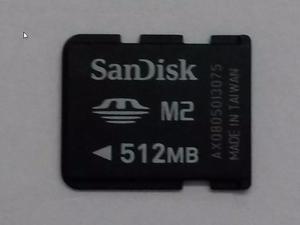 Memoria M2 Sandisk 512 Mb Memory Stick Micro Sony Ericsson
