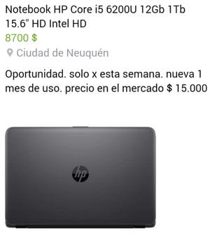 Vendo notebook core i5