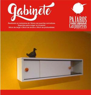 gabinete colgante con puertas