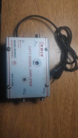 Amplificador video cable catv 2 bocas