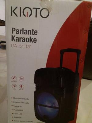 Parlante Karaoke 15' Bluetooth - Excelente Sonido y Volumen