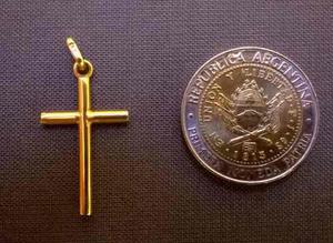 Antigua Cruz Oro 18k 3cm De Hombre Vintage