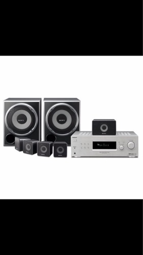 Home Theater Sony 5.1 Con 5 Parlantes, Dos De Pie Altos