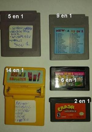 Juegos Game Boy Color Advance Sp C/u Pokepinball Mario Ds