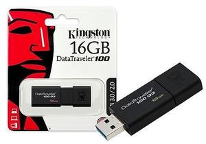 Pendrive Kingston 16 GB 3.0 DT100G3/16GB Negro