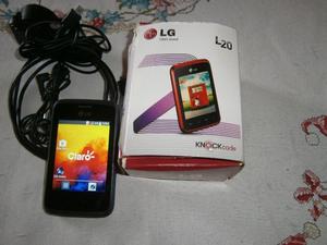 celular android LG L20 con todas las aplicaiones